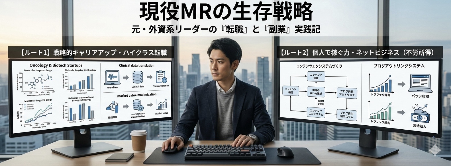現役MRの生存戦略　元・外資系リーダーの『転職』と『副業』実践記