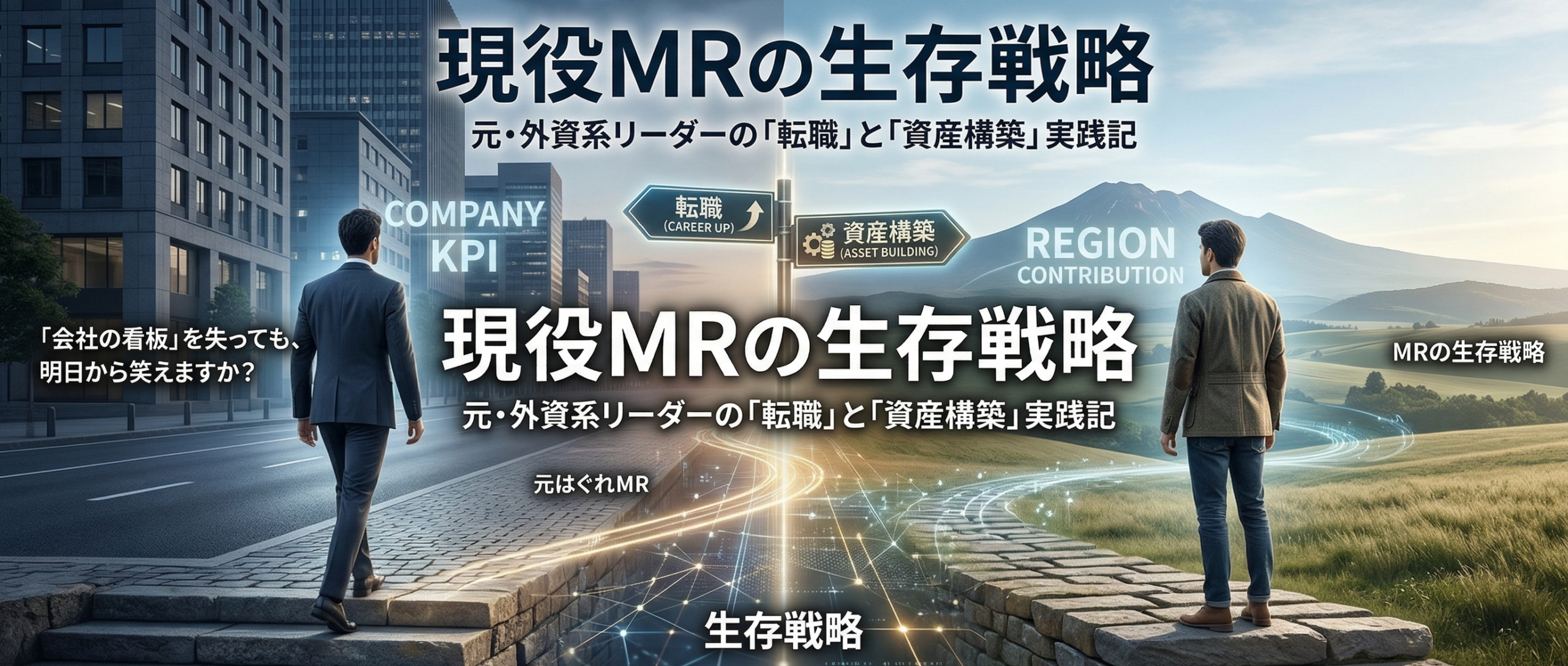 現役MRの生存戦略 元・外資系リーダーの『転職』と『資産構築』実践記